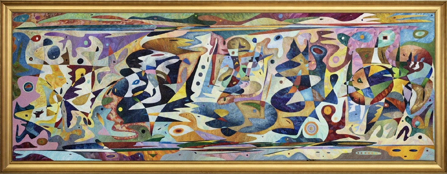 Caoísmo – monumental oil painting by Gheorghe Virtosu