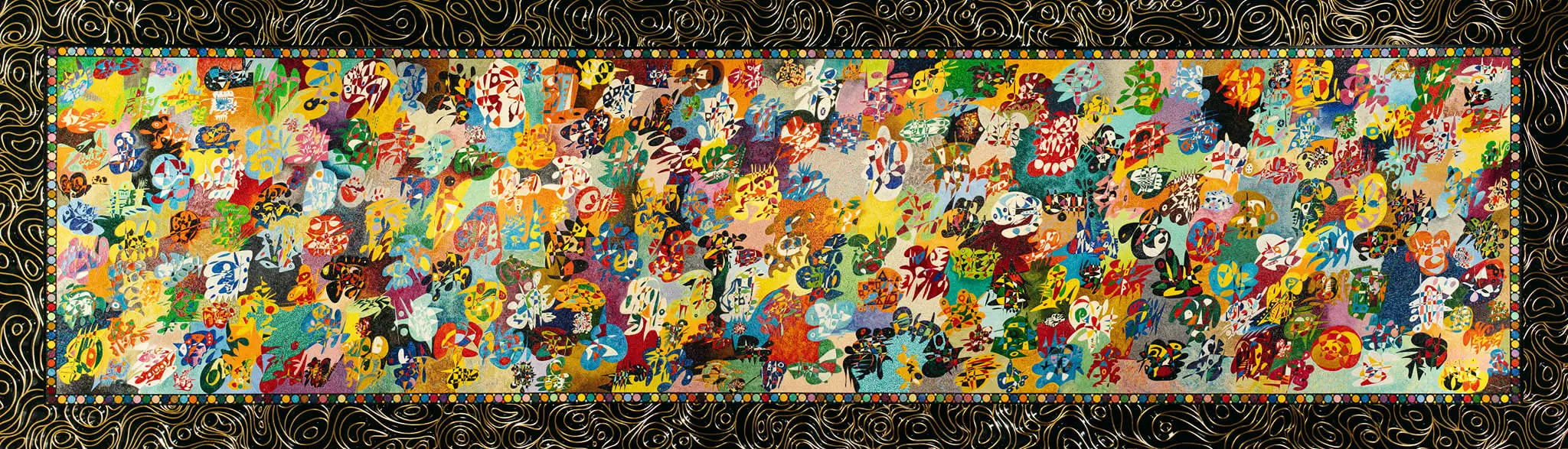 ADN Divino – monumental oil painting by Gheorghe Virtosu