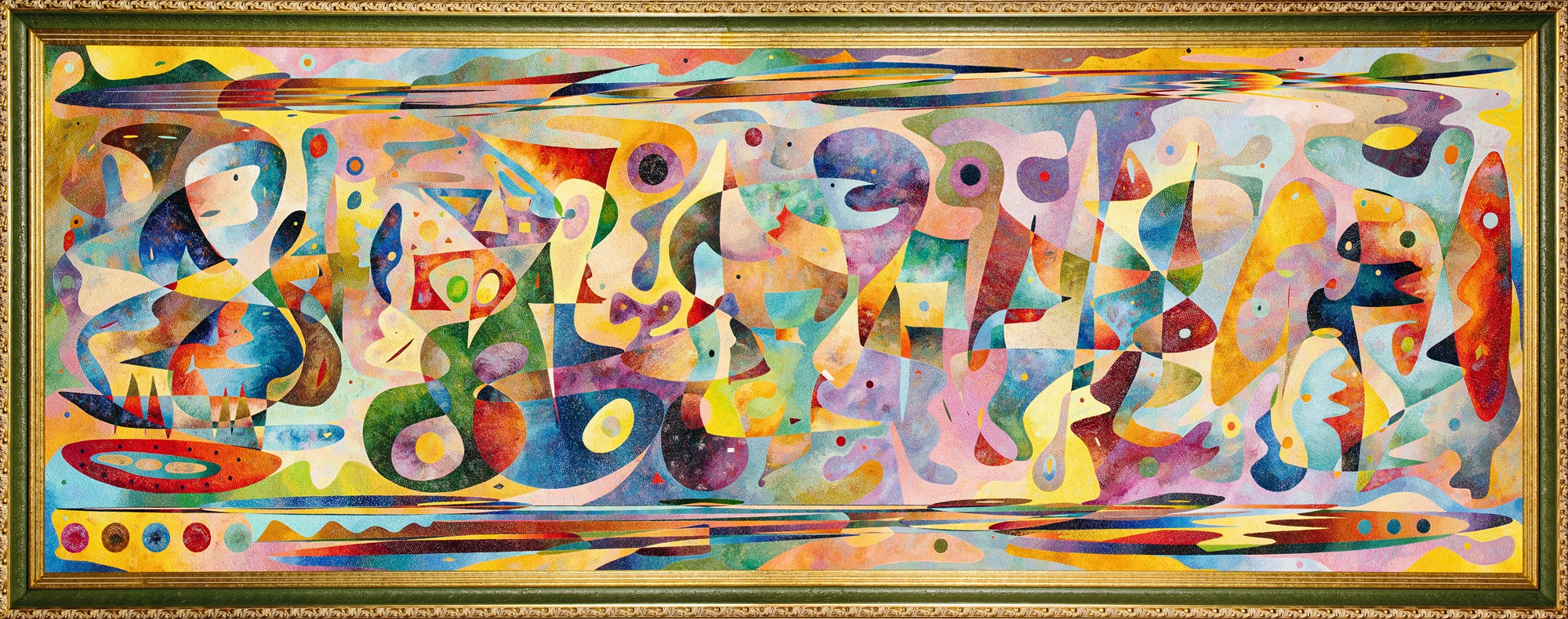 Hinduismo – monumental oil painting by Gheorghe Virtosu