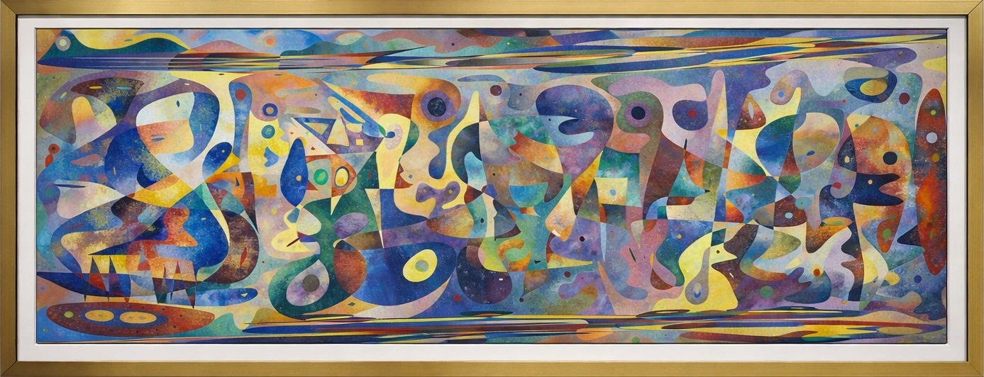 Hinduismo – monumental oil painting by Gheorghe Virtosu