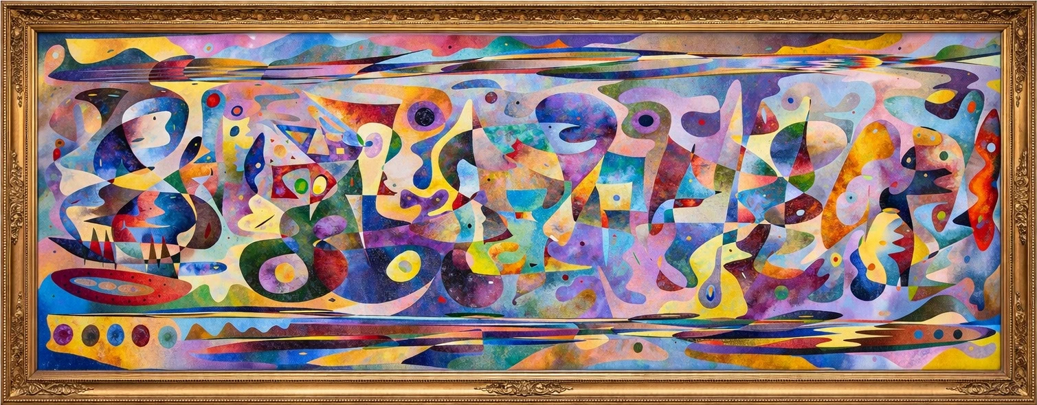 Hinduismo – monumental oil painting by Gheorghe Virtosu