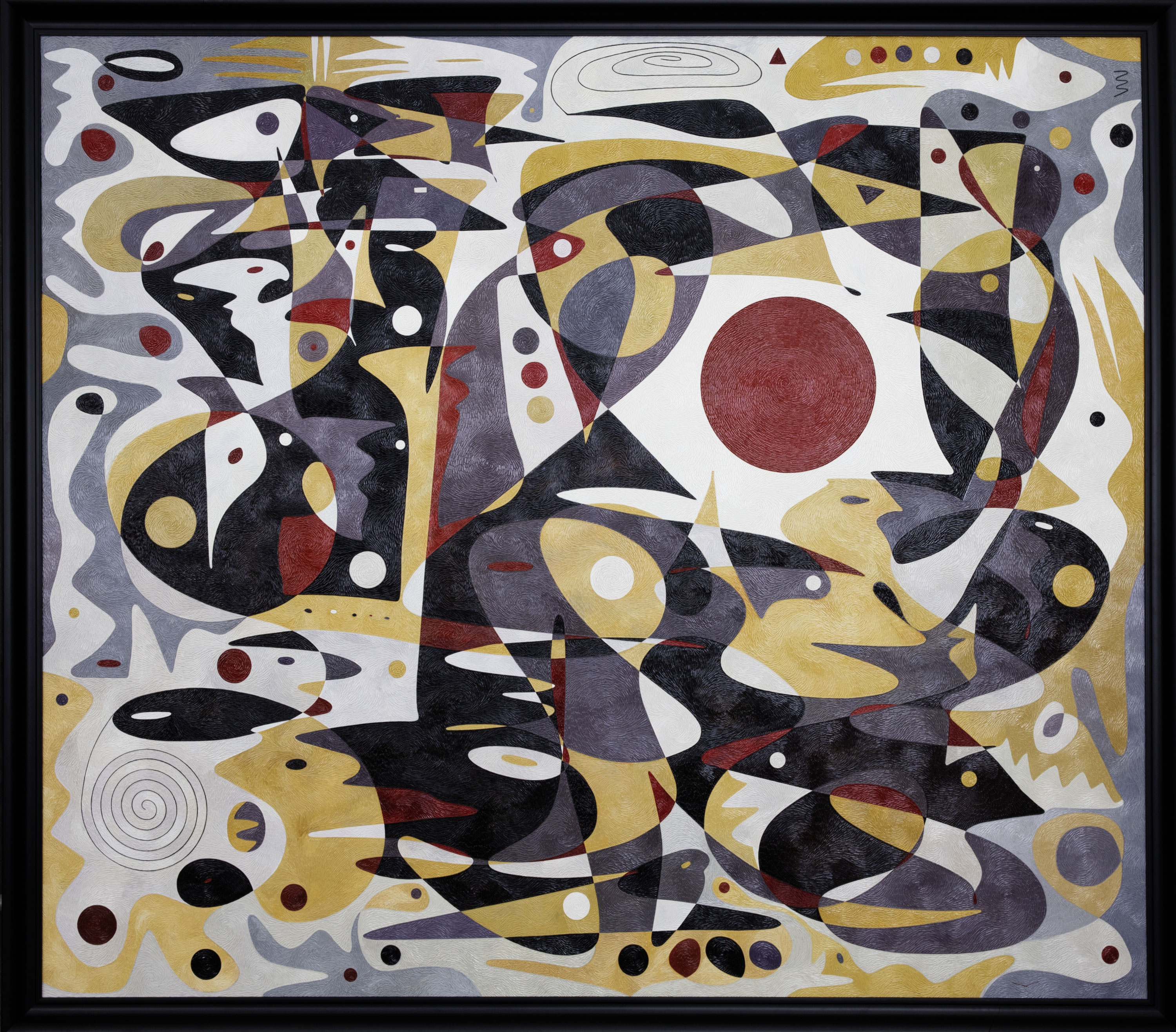 Operación Hawái – monumental oil painting by Gheorghe Virtosu