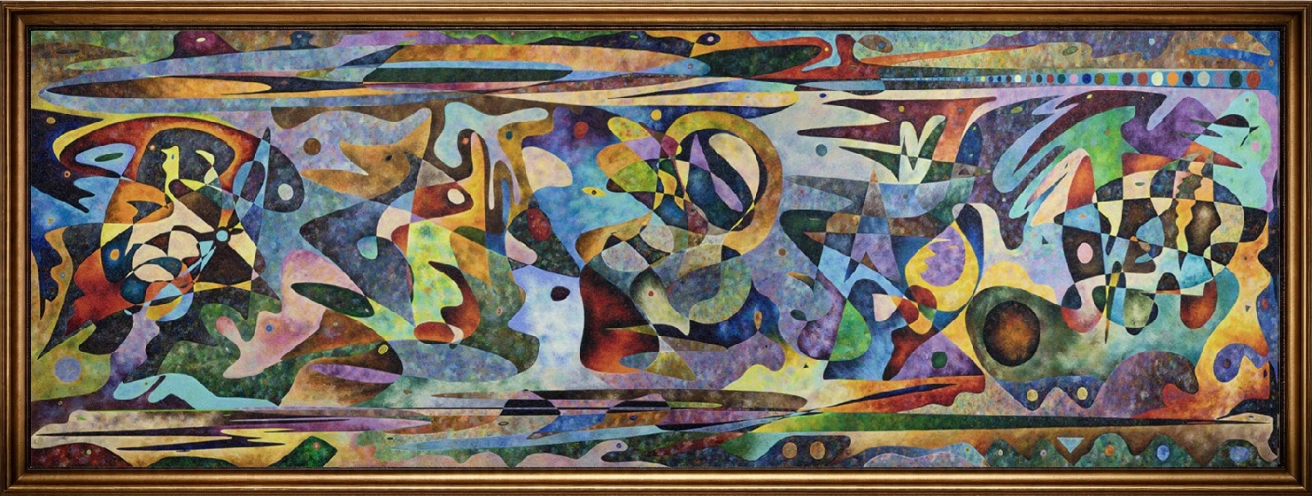 Sintoísmo – monumental oil painting by Gheorghe Virtosu