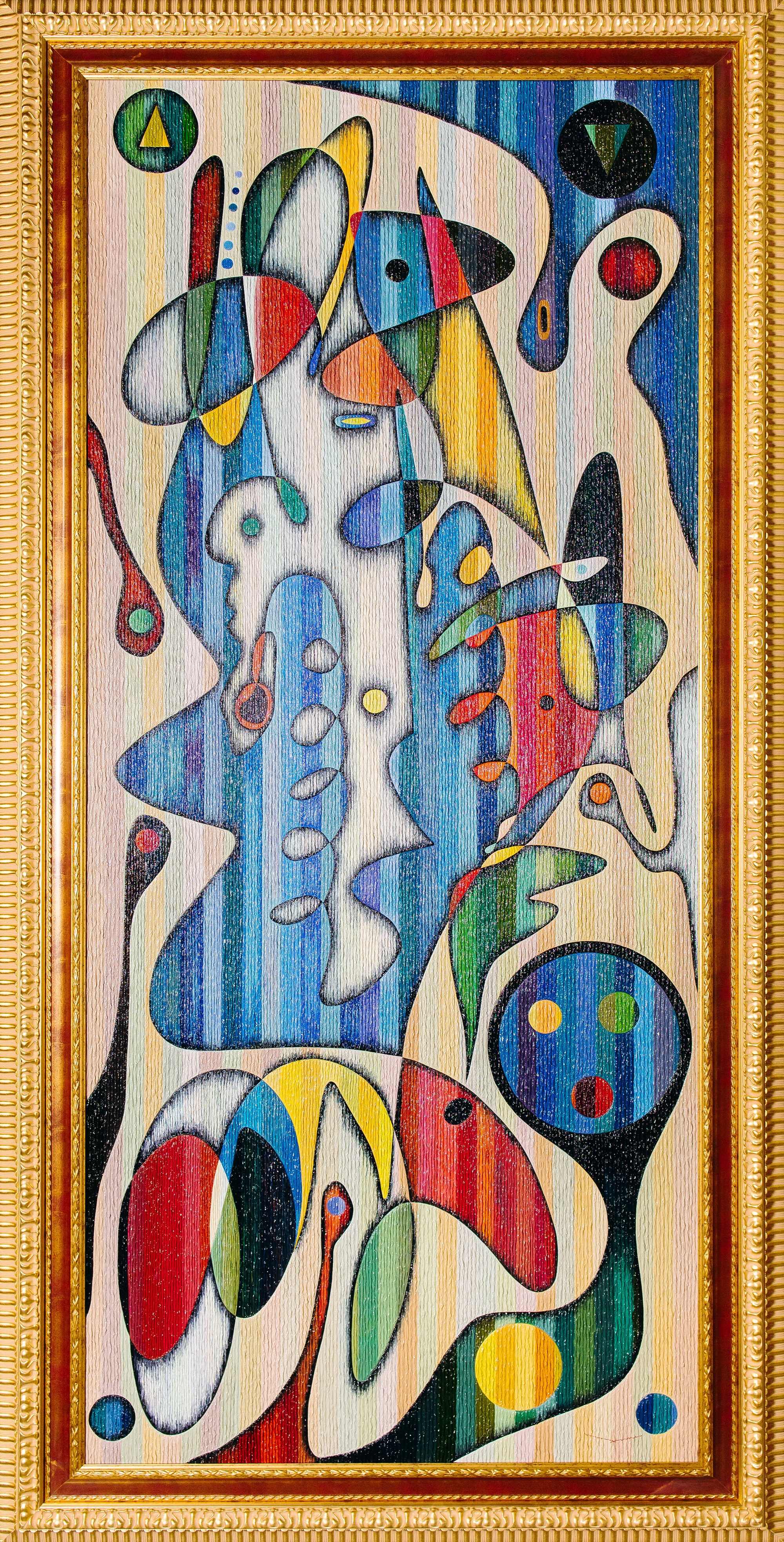 El Protector de la humanidad – monumental oil painting by Gheorghe Virtosu